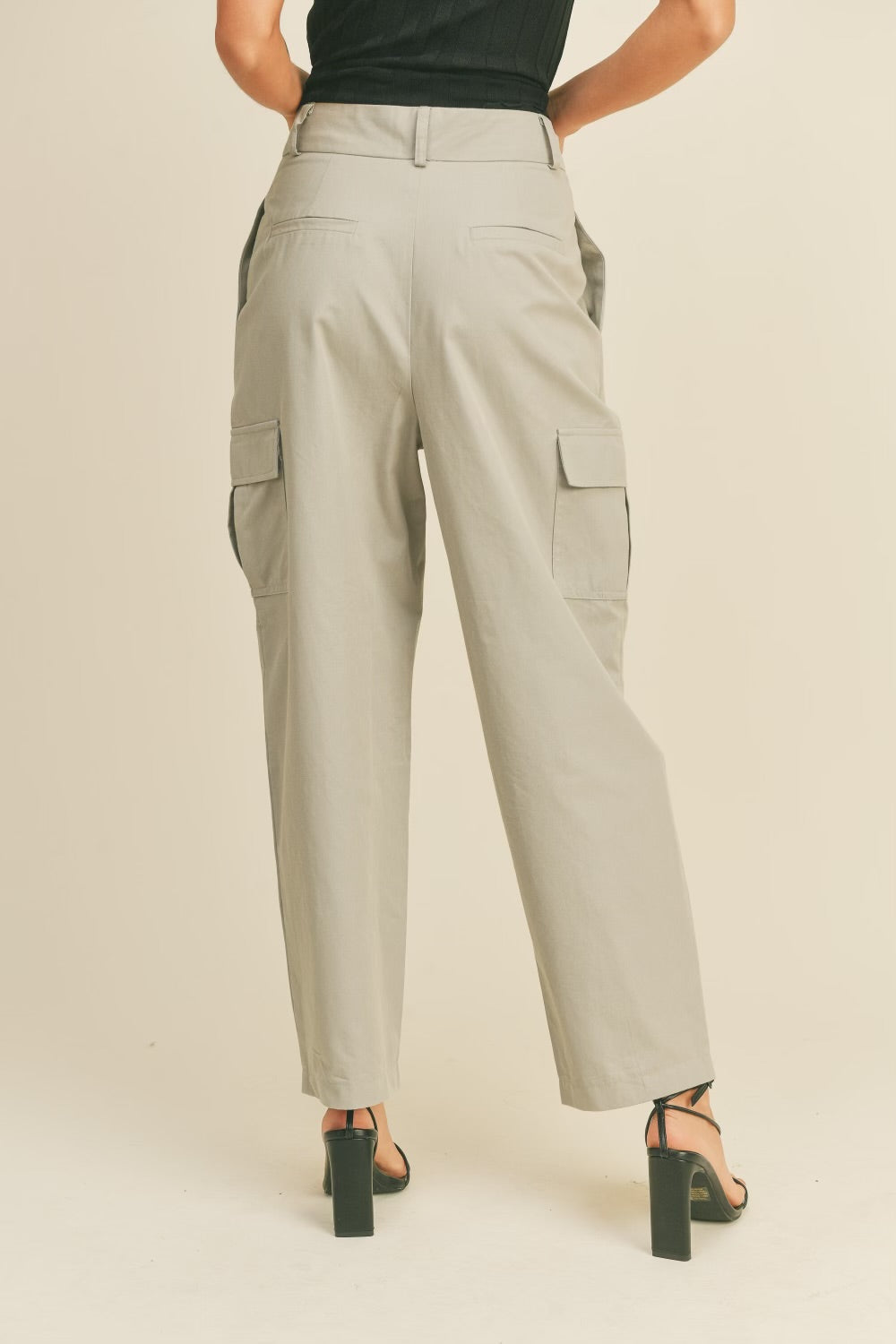 Melie Bianco High-Rise Cargo Pants