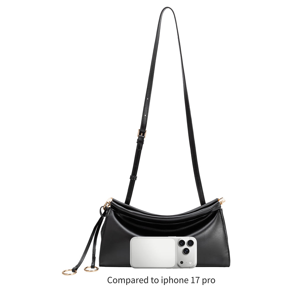 Melie Bianco Tan Amaya Vegan Leather Shoulder Bag