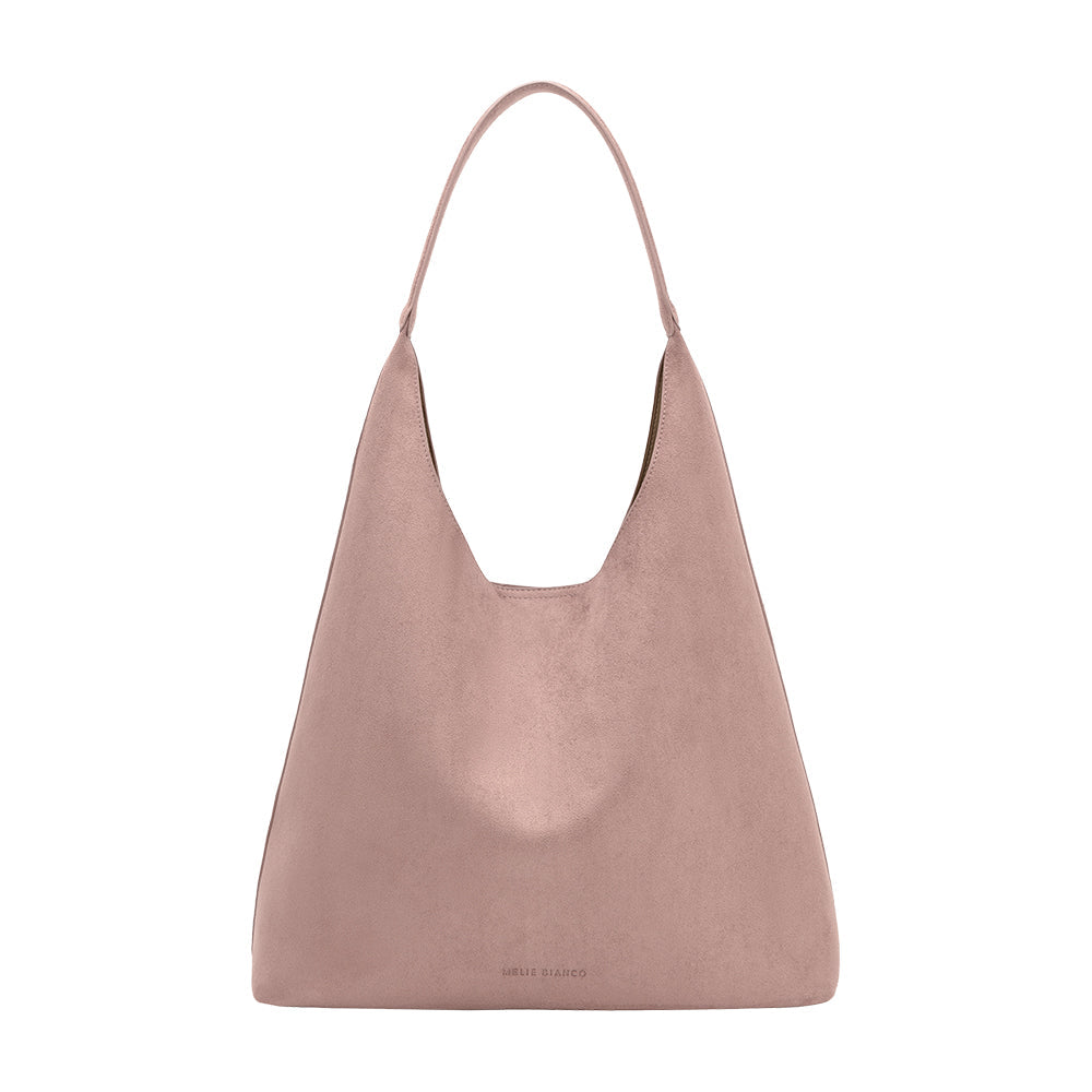 Melie Bianco Mauve Eunice Vegan Suede Tote Bag