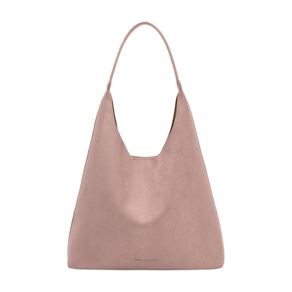 Melie Bianco Mauve Eunice Vegan Suede Tote Bag