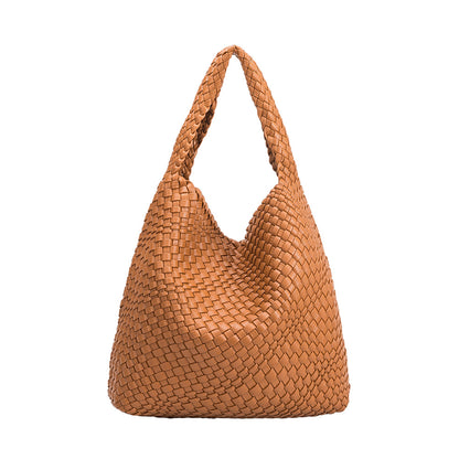 Melie Bianco Saddle Johanna Large Recycled Vegan Leather Shoulder Bag |Melie Bianco