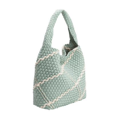Melie Bianco Seafoam Johanna Large Nylon Shoulder Bag