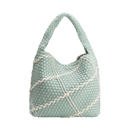 Melie Bianco Seafoam Johanna Large Nylon Shoulder Bag