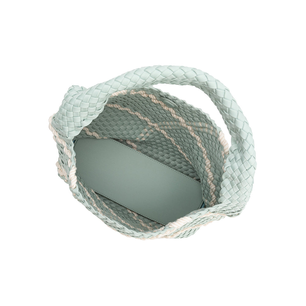 Melie Bianco Seafoam Johanna Large Nylon Shoulder Bag