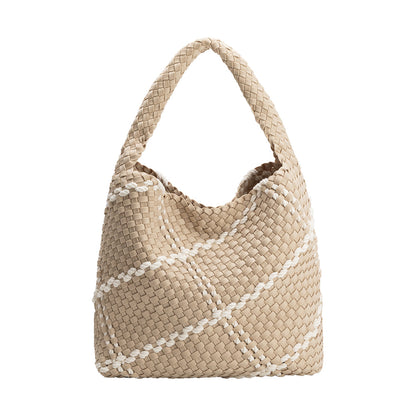 Melie Bianco Almond Johanna Large Nylon Shoulder Bag