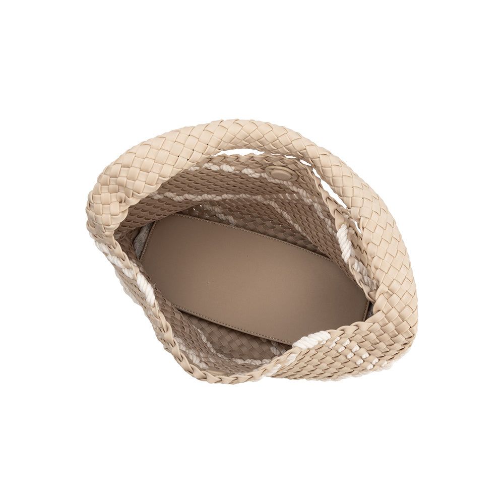Melie Bianco Almond Johanna Large Nylon Shoulder Bag