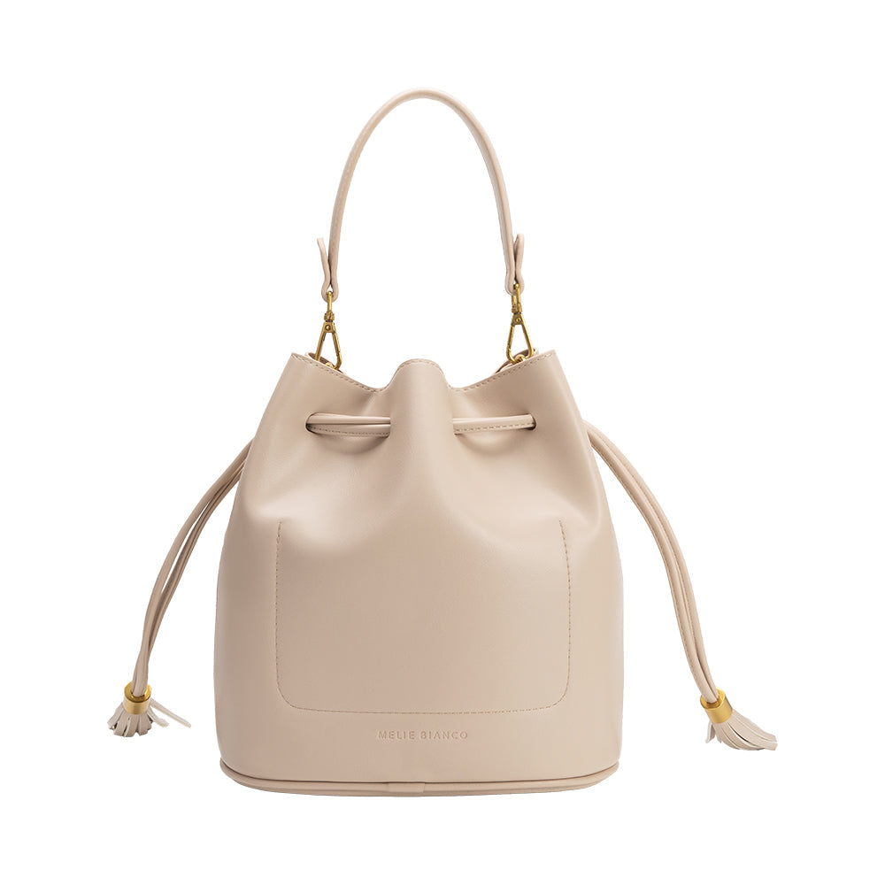 Melie Bianco Bone Janae Recycled Vegan Leather Top Handle Bag