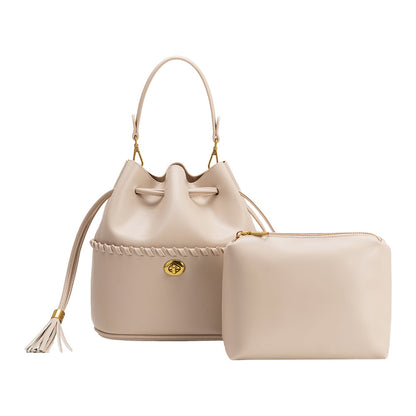Melie Bianco Bone Janae Recycled Vegan Leather Top Handle Bag