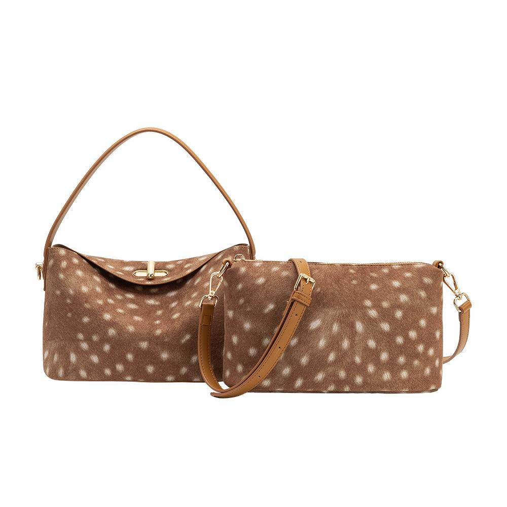 Melie Bianco Bambi Lana Recycled Vegan Leather Crossbody Bag