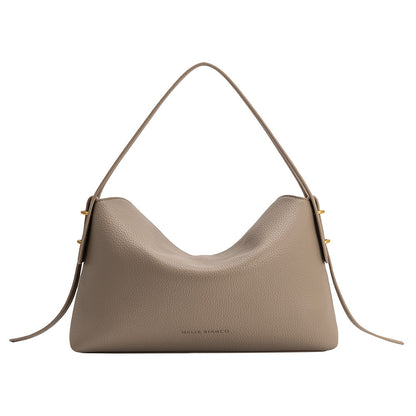 Melie Bianco Taupe Emory Recycled Vegan Leather Top Handle Bag
