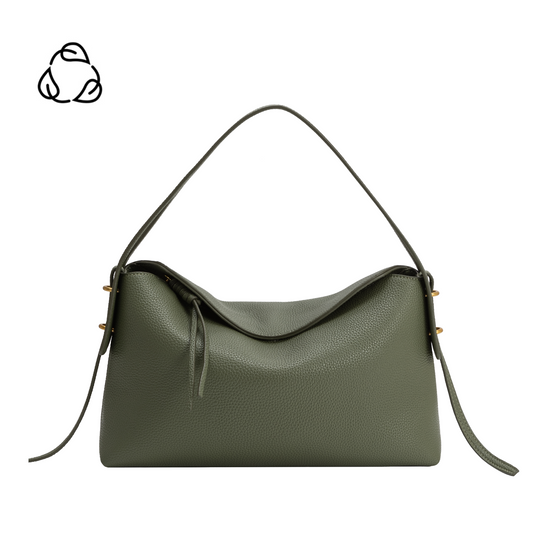 Melie Bianco Sage Emory Recycled Vegan Leather Top Handle Bag