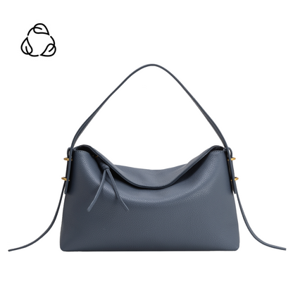 Melie Bianco Slate Emory Recycled Vegan Leather Top Handle Bag