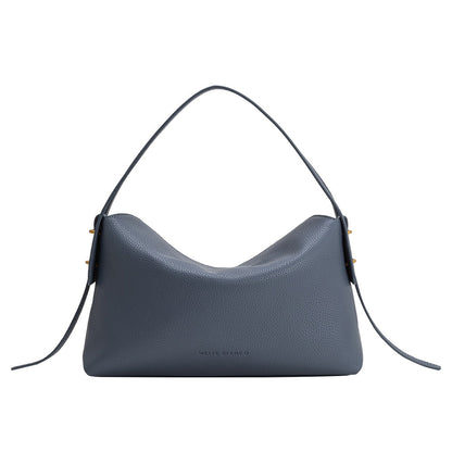 Melie Bianco Slate Emory Recycled Vegan Leather Top Handle Bag