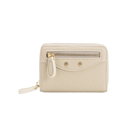 Melie Bianco Ivory Frankie Vegan Leather Wallet