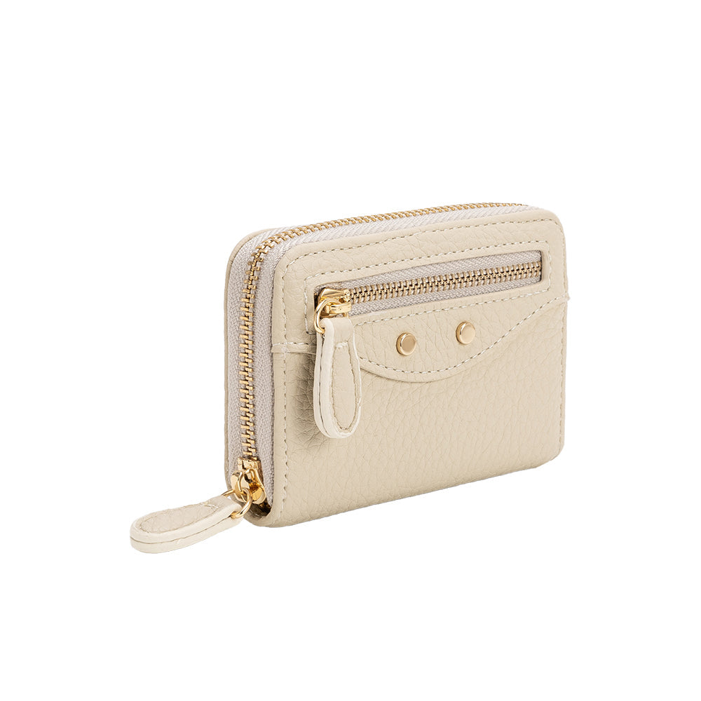Melie Bianco Ivory Frankie Vegan Leather Wallet