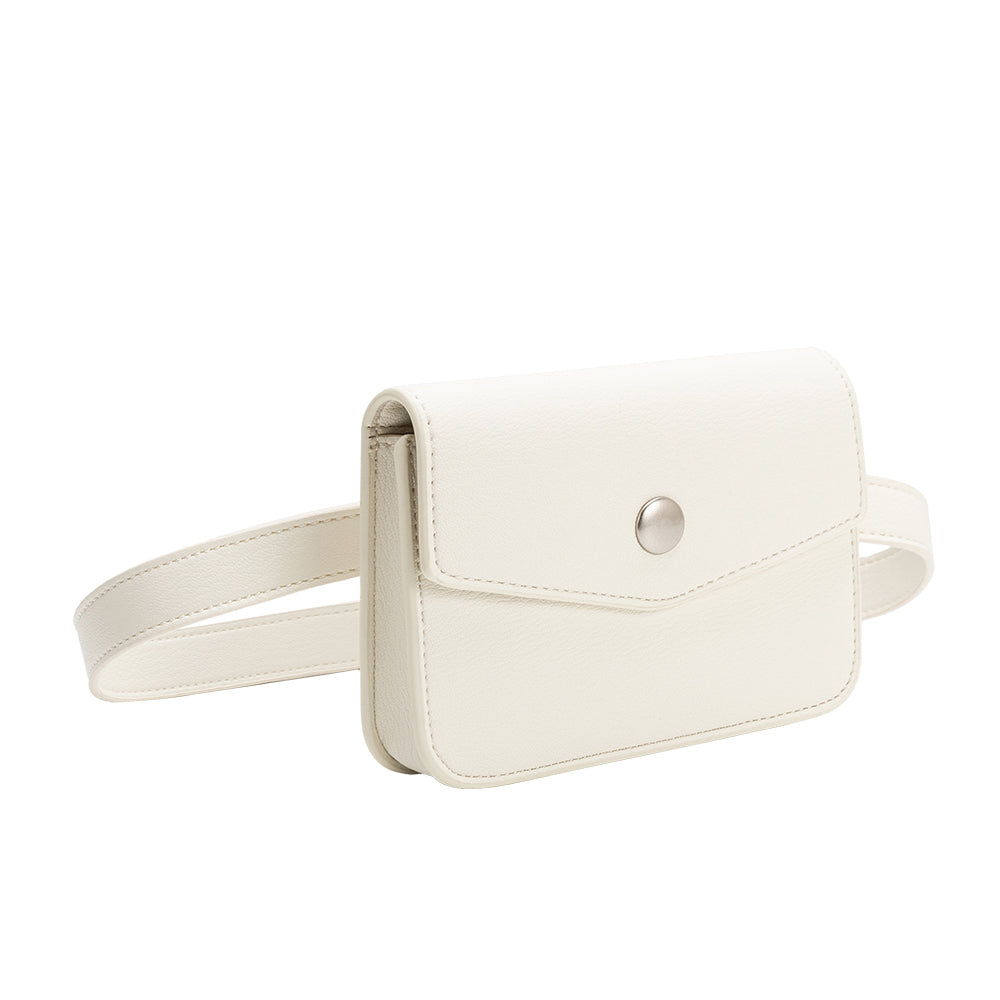 Melie Bianco Ivory Amberlee Vegan Leather Wallet