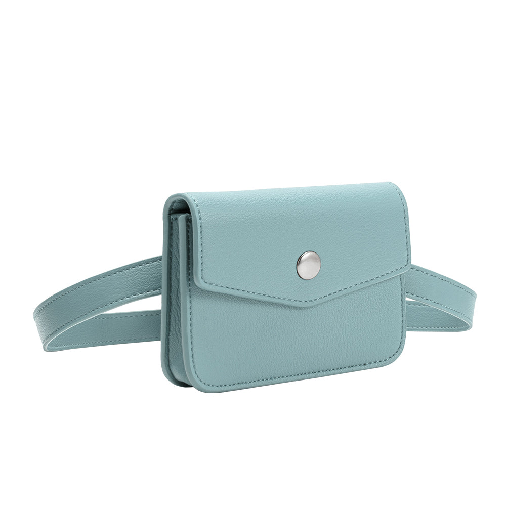 Melie Bianco Blue Amberlee Vegan Leather Wallet