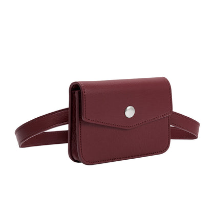 Melie Bianco Burgundy Red Amberlee Vegan Leather Wallet