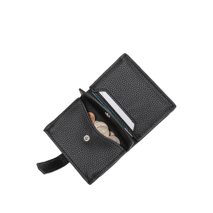 Melie Bianco Taupe Pria Small Vegan Leather Wallet