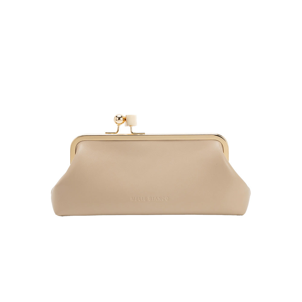 Melie Bianco Black Chrissy Vegan Leather Crossbody Bag