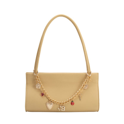 Melie Bianco Gold Springtime Chain Bag Charm