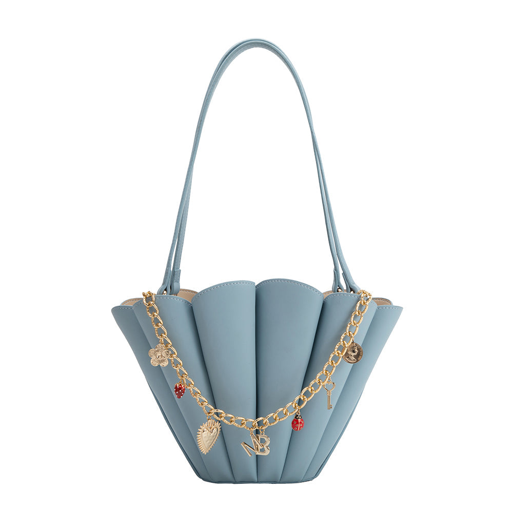 Melie Bianco Gold Springtime Chain Bag Charm