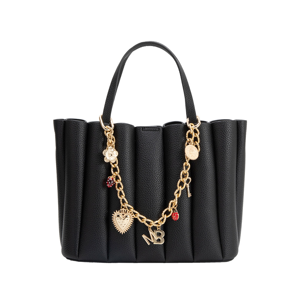 Melie Bianco Gold Springtime Chain Bag Charm