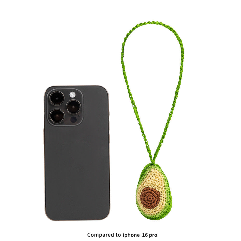 Melie Bianco Tan Pretzel Crochet Bag Charm