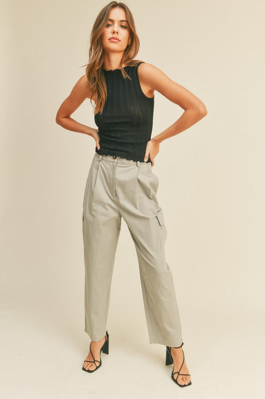 Melie Bianco High-Rise Cargo Pants