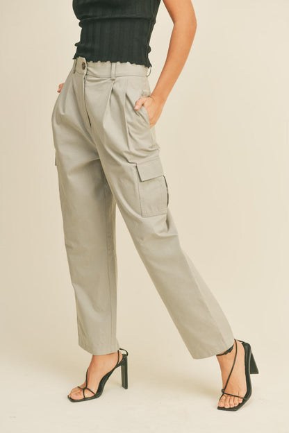 Melie Bianco High-Rise Cargo Pants