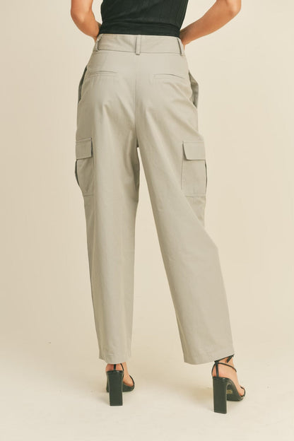Melie Bianco High-Rise Cargo Pants