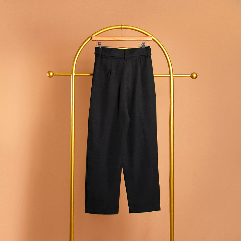 Melie Bianco Straight Leg Belted Pant