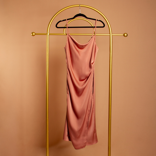 Melie Bianco Cowl Neck Slip Dress