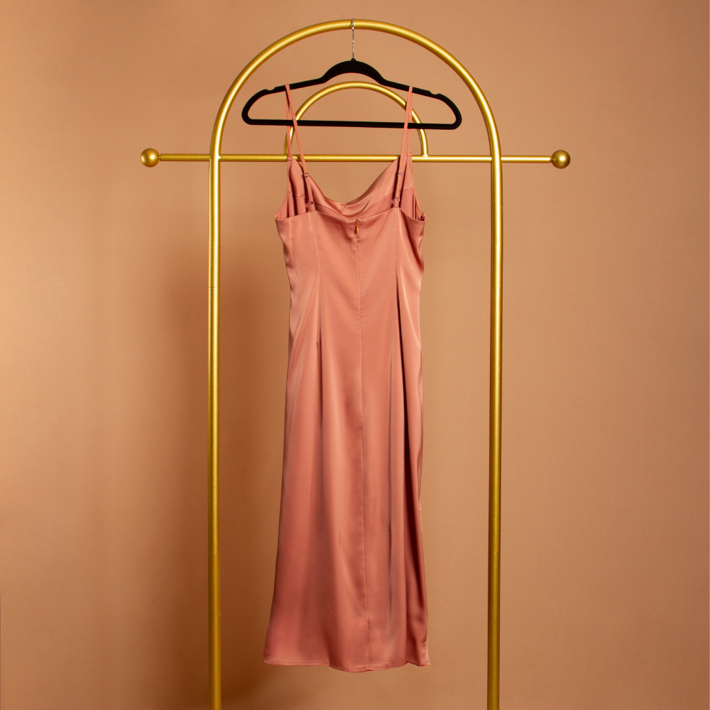 Melie Bianco Cowl Neck Slip Dress