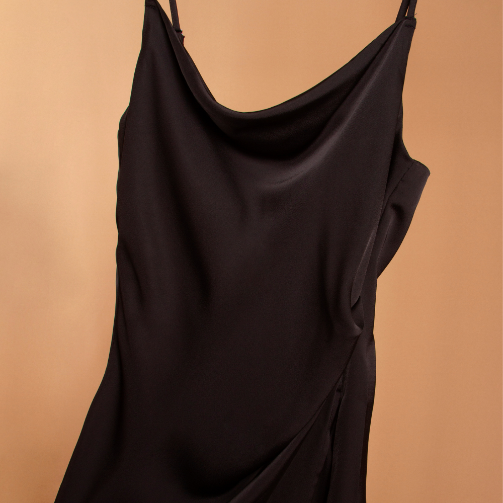 Melie Bianco Cowl Neck Slip Dress