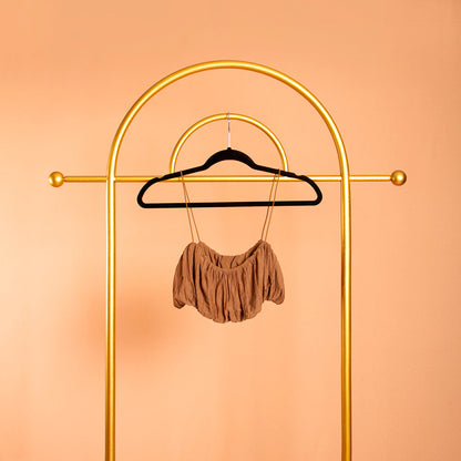 Melie Bianco Woven Crop Top & Shrug Set
