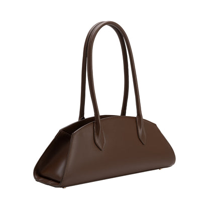 Melie Bianco Espresso Birdie Recycled Vegan Leather Shoulder Bag