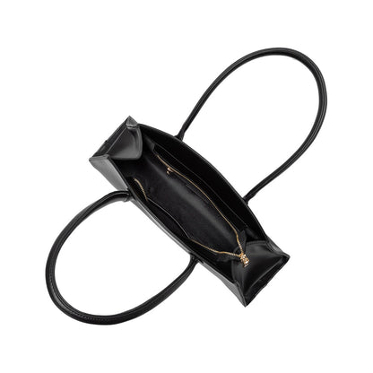 Melie Bianco Black Birdie Recycled Vegan Leather Shoulder Bag