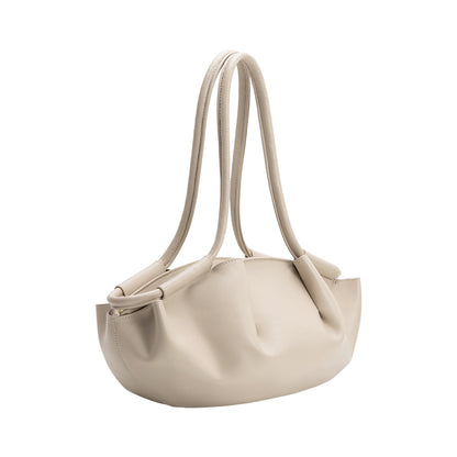 Melie Bianco Mushroom Candace Recycled Vegan Leather Shoulder Bag