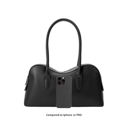 Melie Bianco Mocha Tilda Recycled Vegan Leather Shoulder Bag