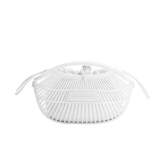 Melie Bianco White Nikko Jelly Small Tote Bag