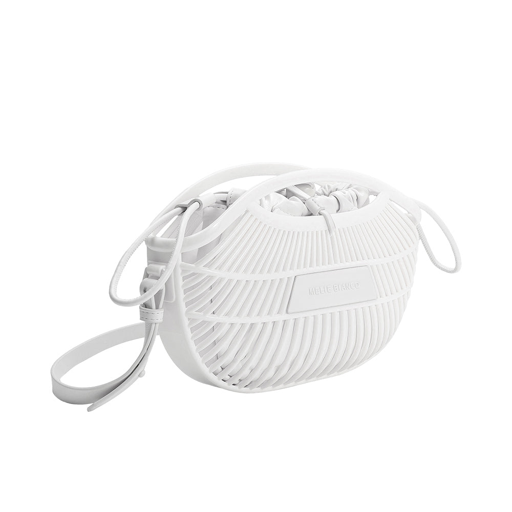 Melie Bianco White Nikko Jelly Small Tote Bag