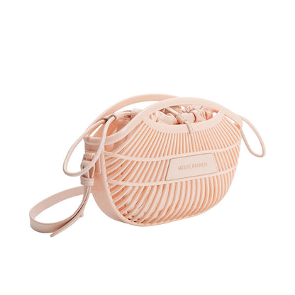 Melie Bianco Peach Nikko Jelly Small Tote Bag