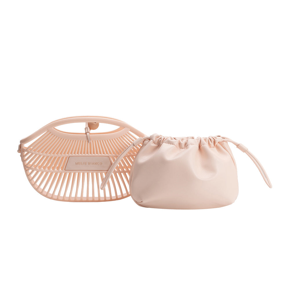 Melie Bianco Peach Nikko Jelly Small Tote Bag