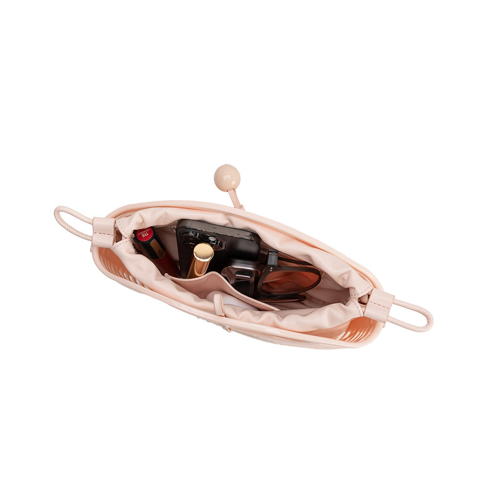 Melie Bianco Peach Nikko Jelly Small Tote Bag