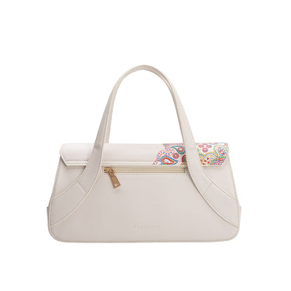 Melie Bianco Bone Beatriz Recycled Vegan Leather Crossbody Bag