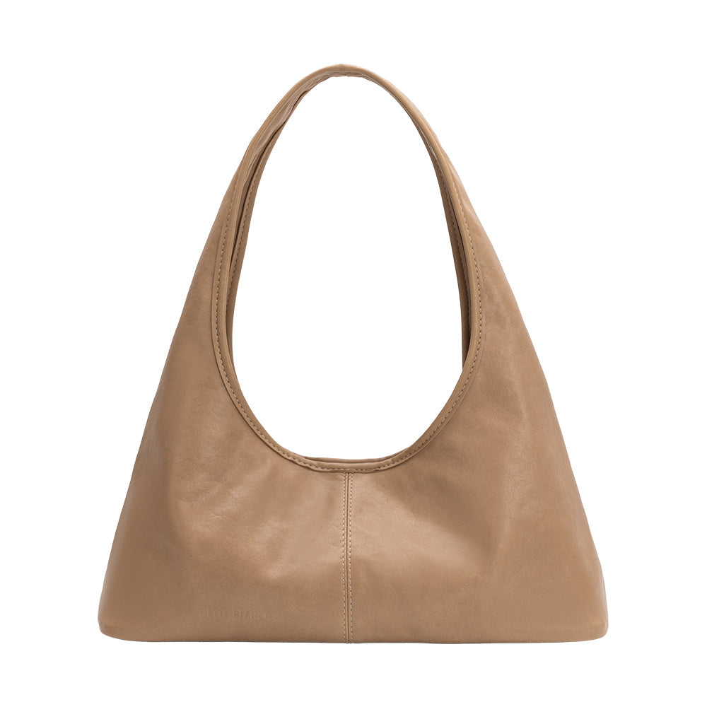 Melie Bianco Tan Tinsley Recycled Vegan Leather Shoulder Bag