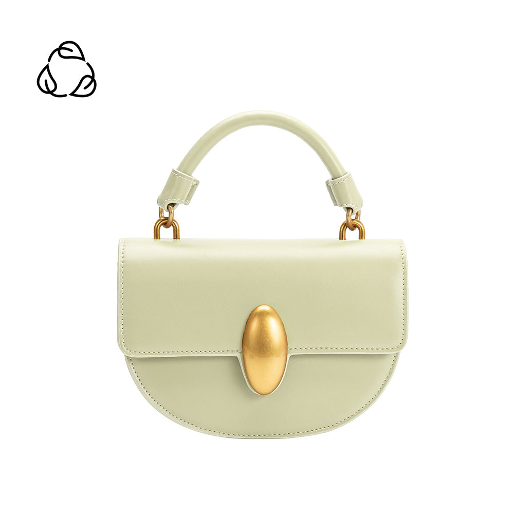 Melie Bianco Mint Esther Recycled Vegan Leather Crossbody Bag