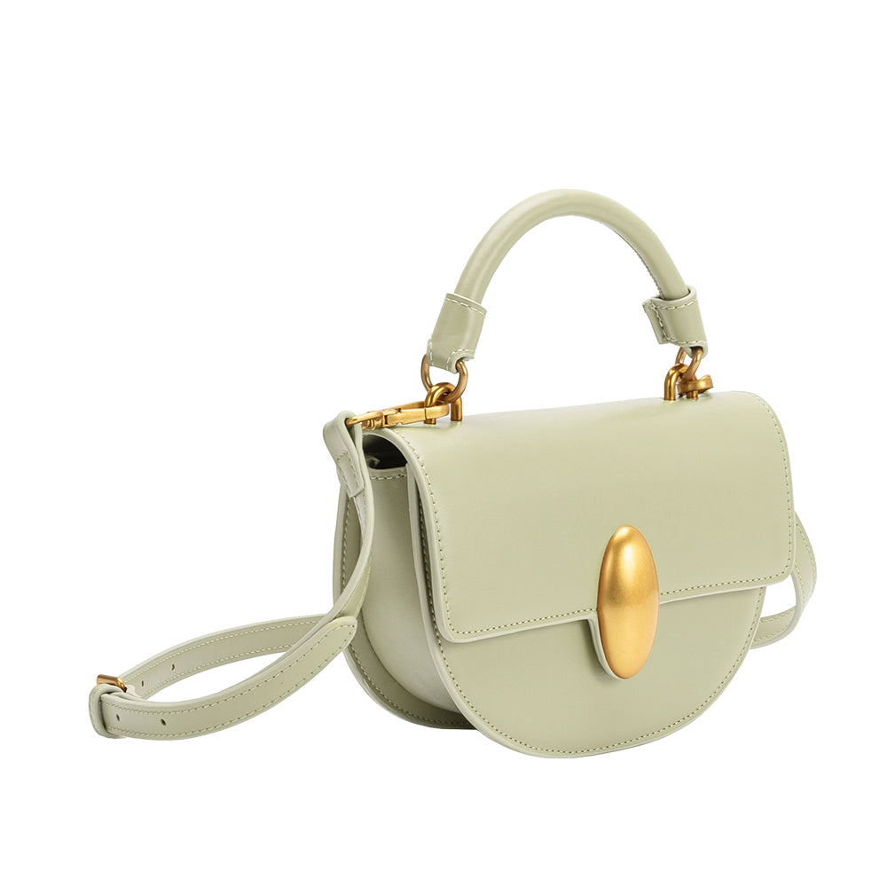 Melie Bianco Mint Esther Recycled Vegan Leather Crossbody Bag