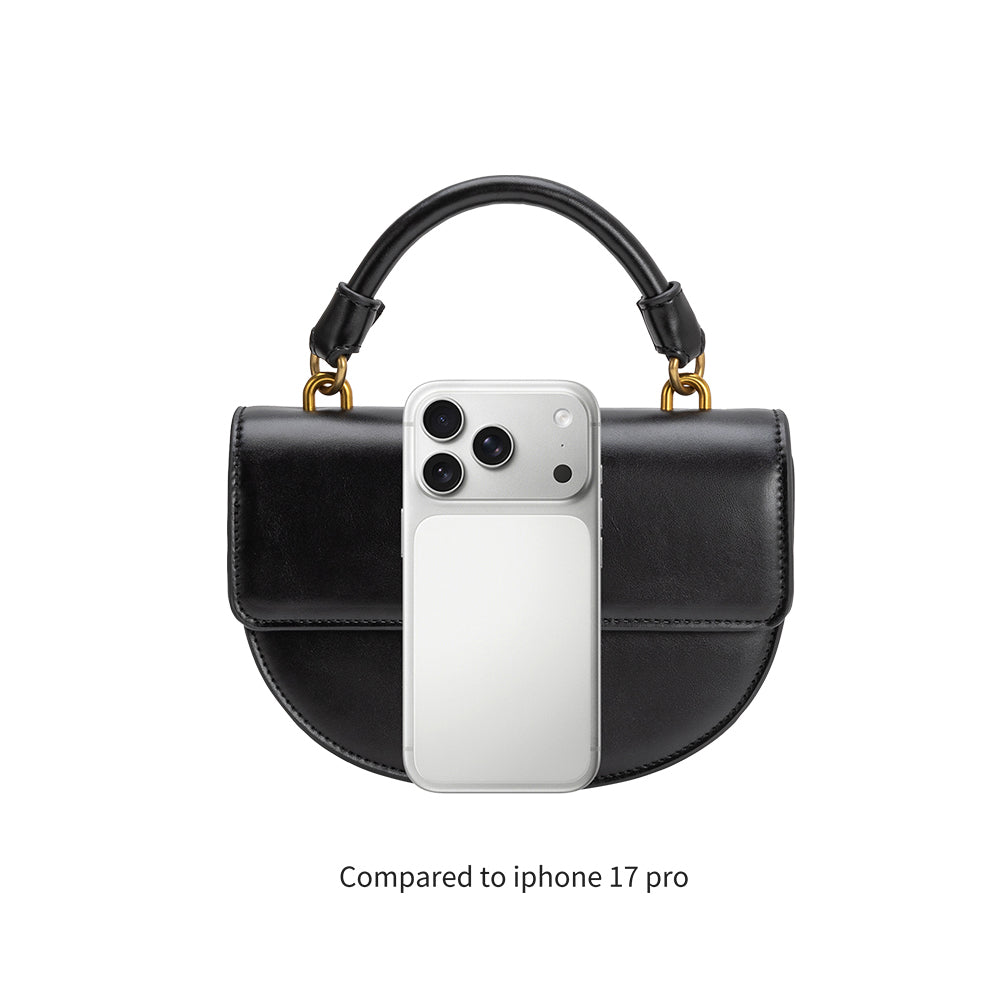 Melie Bianco Mint Esther Recycled Vegan Leather Crossbody Bag